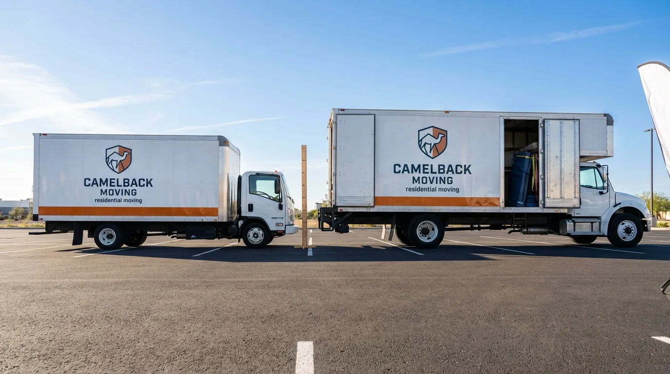 Moving truck size capacity guide in East Peoria